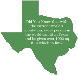 The Contrived Lie of Overpopulation and Texas
